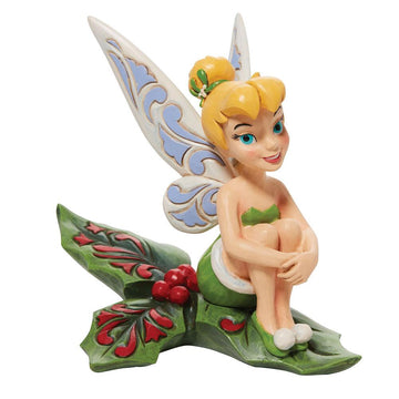 BOX DAMAGE - Tinkerbell Sitting on Holly - Country N More Gifts