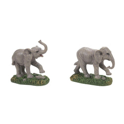 Zoological Garden Elephants Set of 2  - Country N More Gifts
