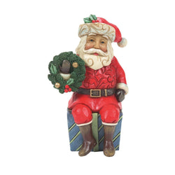Mini Santa Sitting on Gifts  - Country N More Gifts