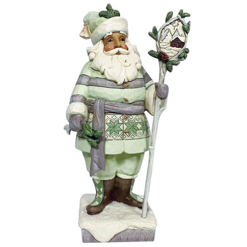 Christmas in the Woods - White Woodland Santa  - Country N More Gifts