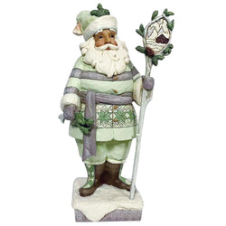 Christmas in the Woods - White Woodland Santa  - Country N More Gifts