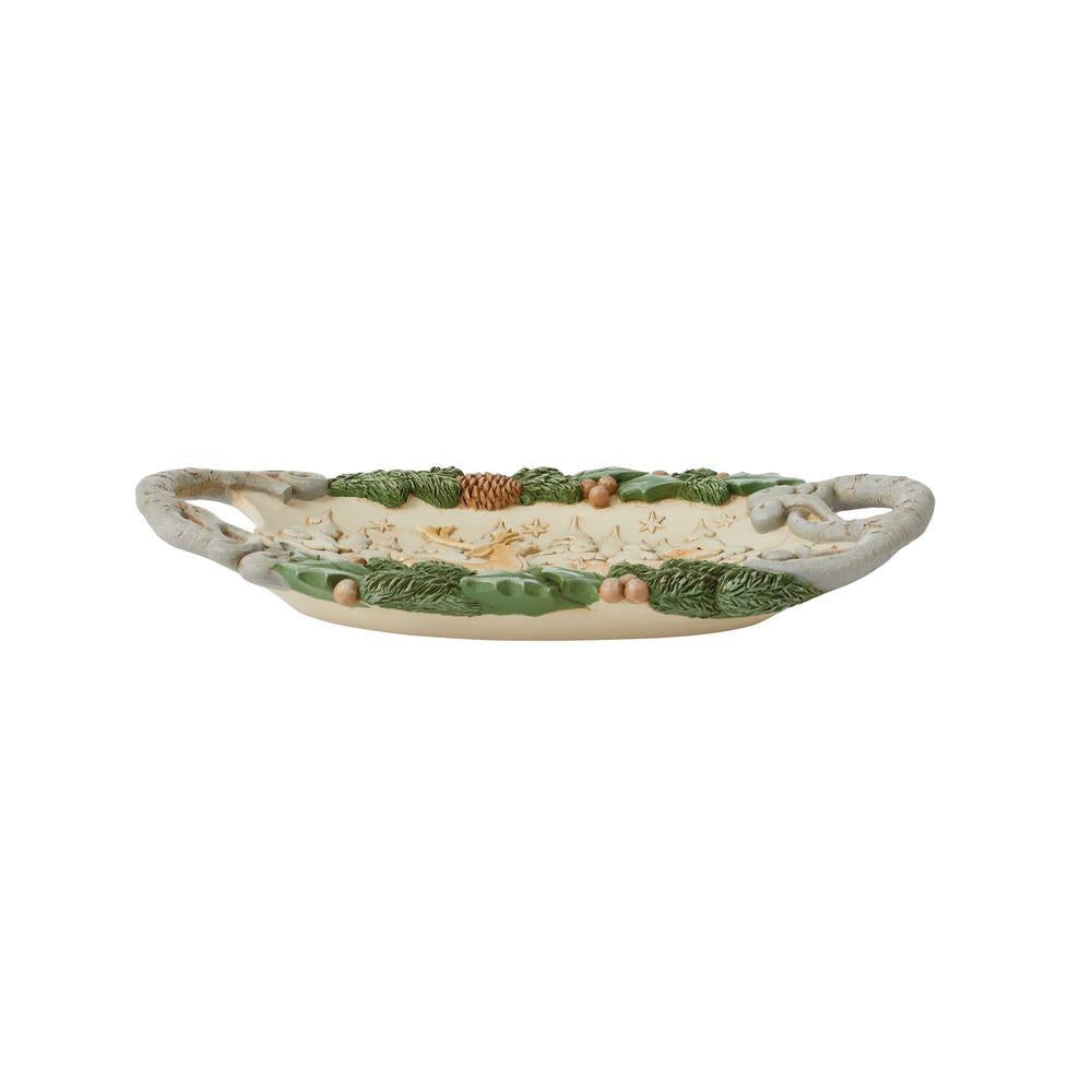 White Woodland Decorative Tray  - Country N More Gifts