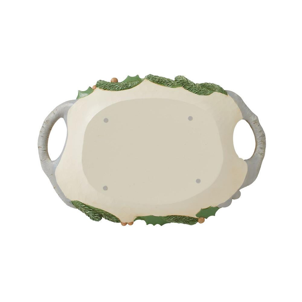 White Woodland Decorative Tray  - Country N More Gifts