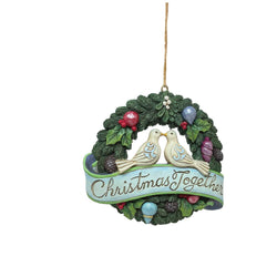 Christmas Together Wreath - Hanging Ornament  - Country N More Gifts