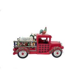 Country Christmas Cargo - Santa Driving Truck  - Country N More Gifts