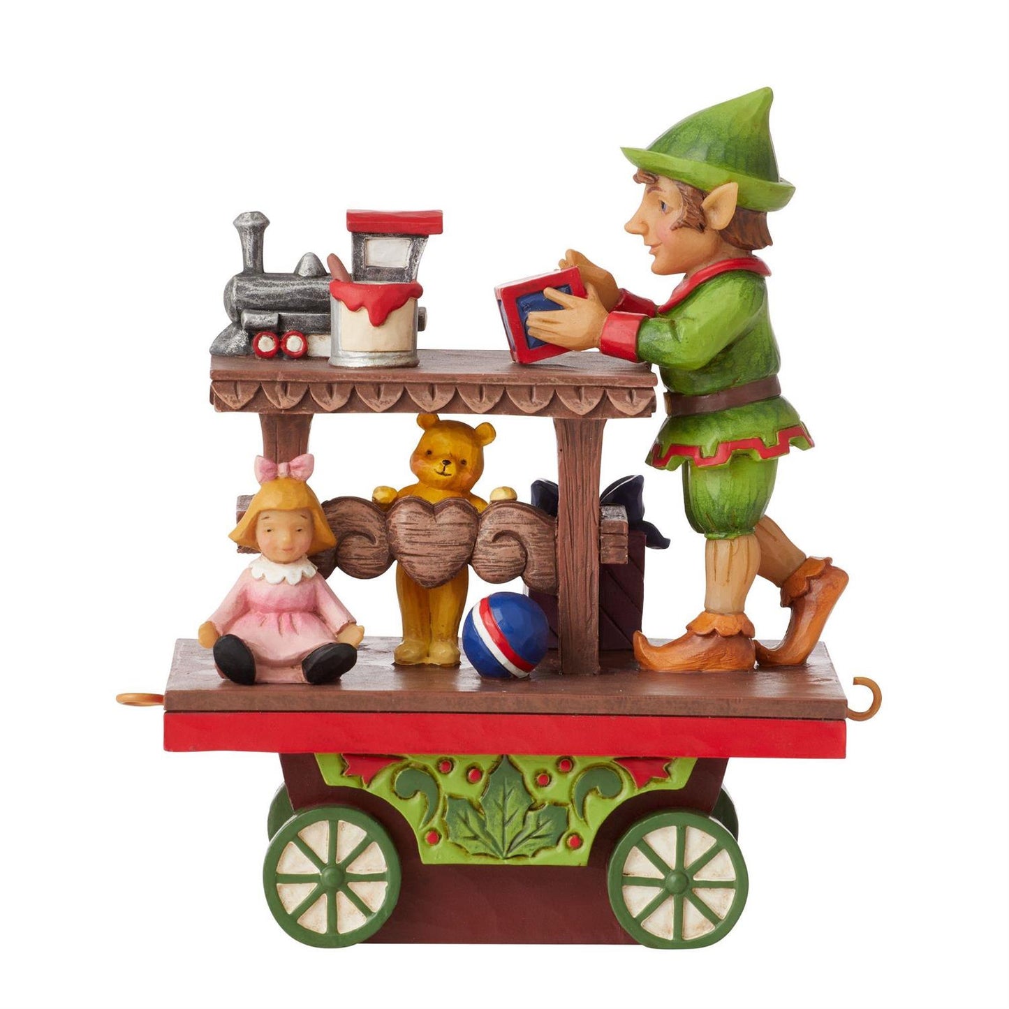 NO BOX - Traveling From Toyland - Elf with Toys Train Car - Country N More Gifts