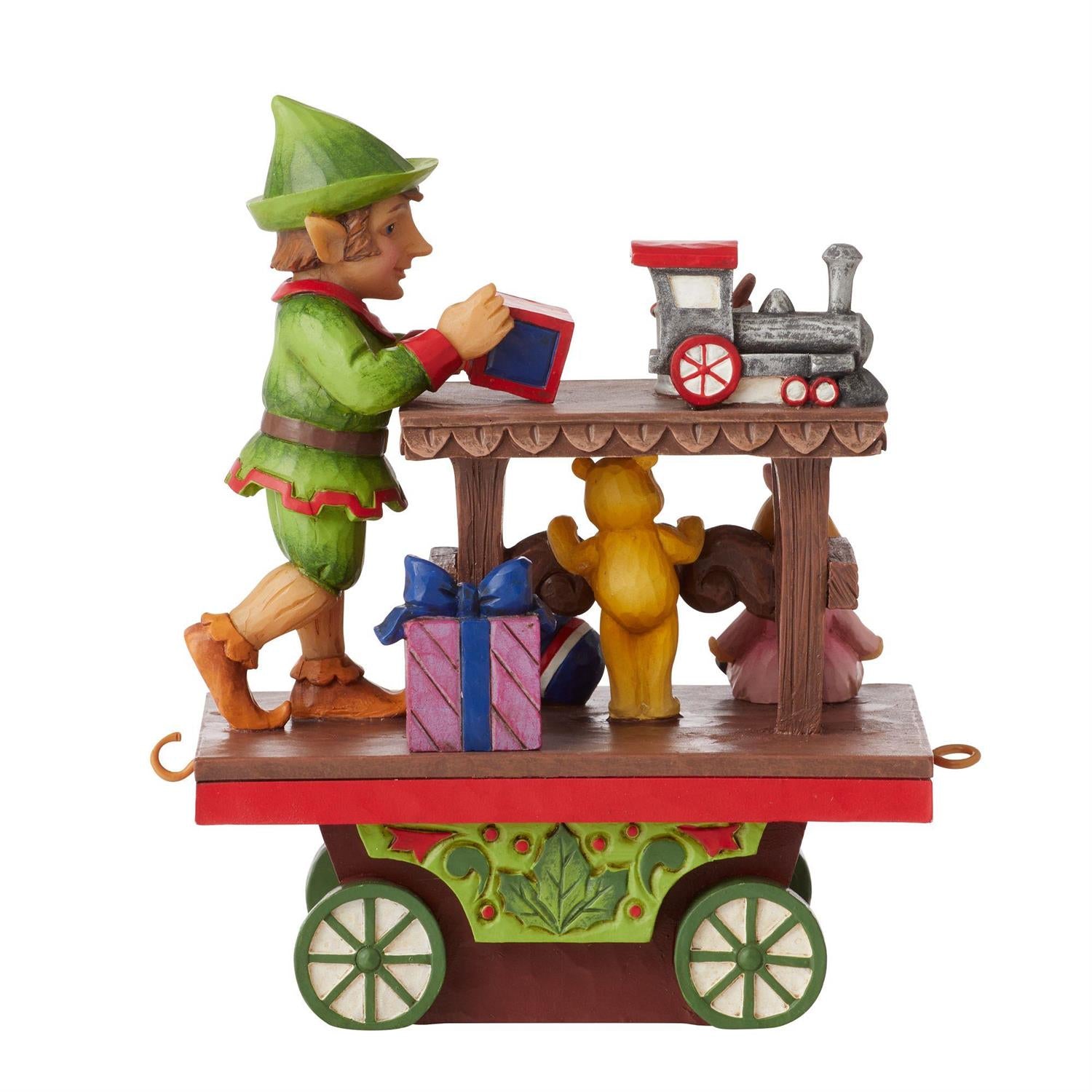 NO BOX - Traveling From Toyland - Elf with Toys Train Car - Country N More Gifts