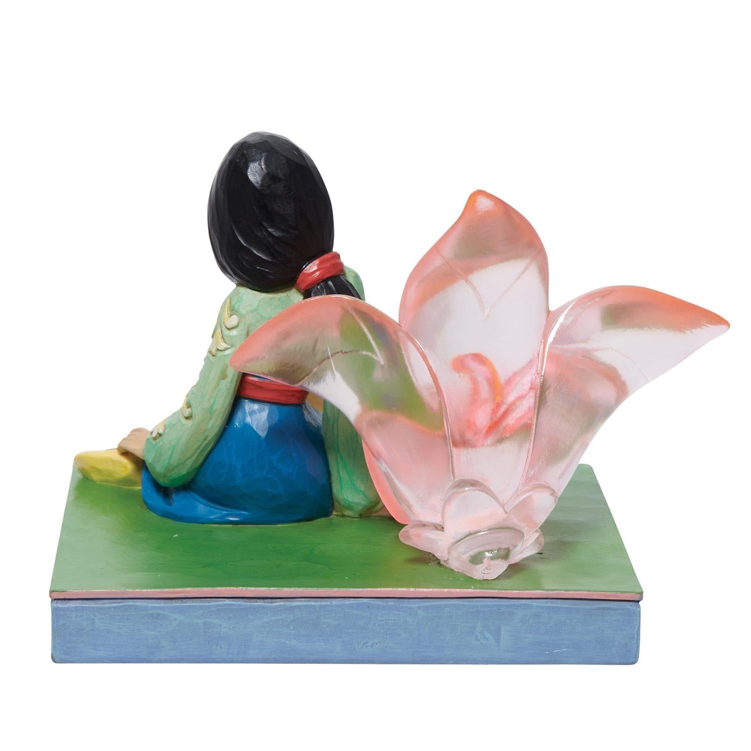 BOX DAMAGE - A Rare and Beautiful Bloom - Mulan Clear Resin Cherry Blossom - Country N More Gifts