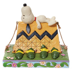 Restful Campers - Snoopy & Woodstock Camping  - Country N More Gifts