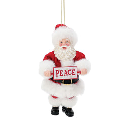 Peace - Joy Flip Ornament  - Country N More Gifts