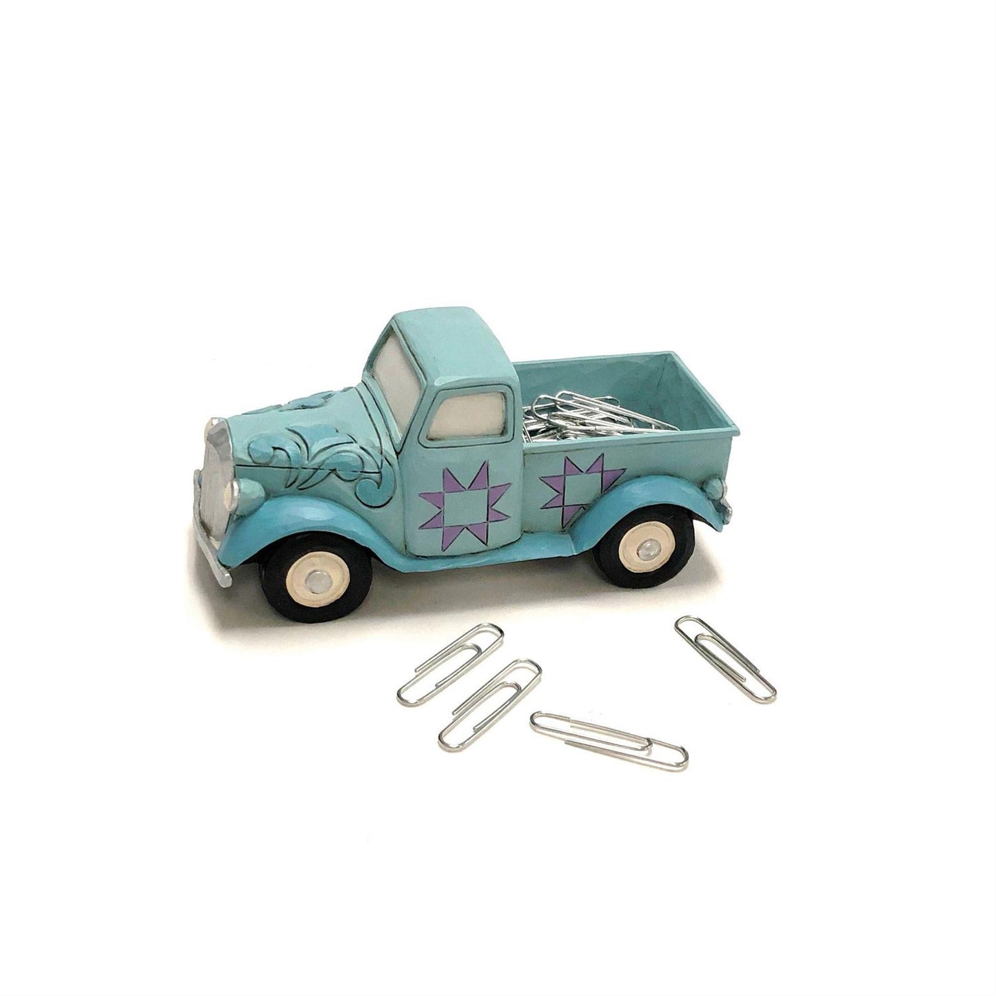 Mini Blue Vintage Pickup Truck  - Country N More Gifts