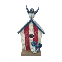 Star Spangled Songbirds - Patriotic Decorative Birdhouse  - Country N More Gifts