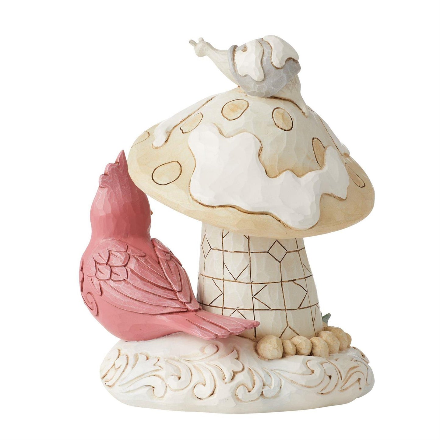 Home For The Holidays - White Woodland Mushroom  - Country N More Gifts