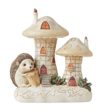 Holiday Wishes From Our Home To Yours - Lit Mushroom House  - Country N More Gifts