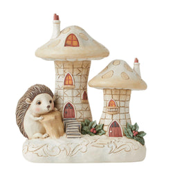 Holiday Wishes From Our Home To Yours - Lit Mushroom House  - Country N More Gifts