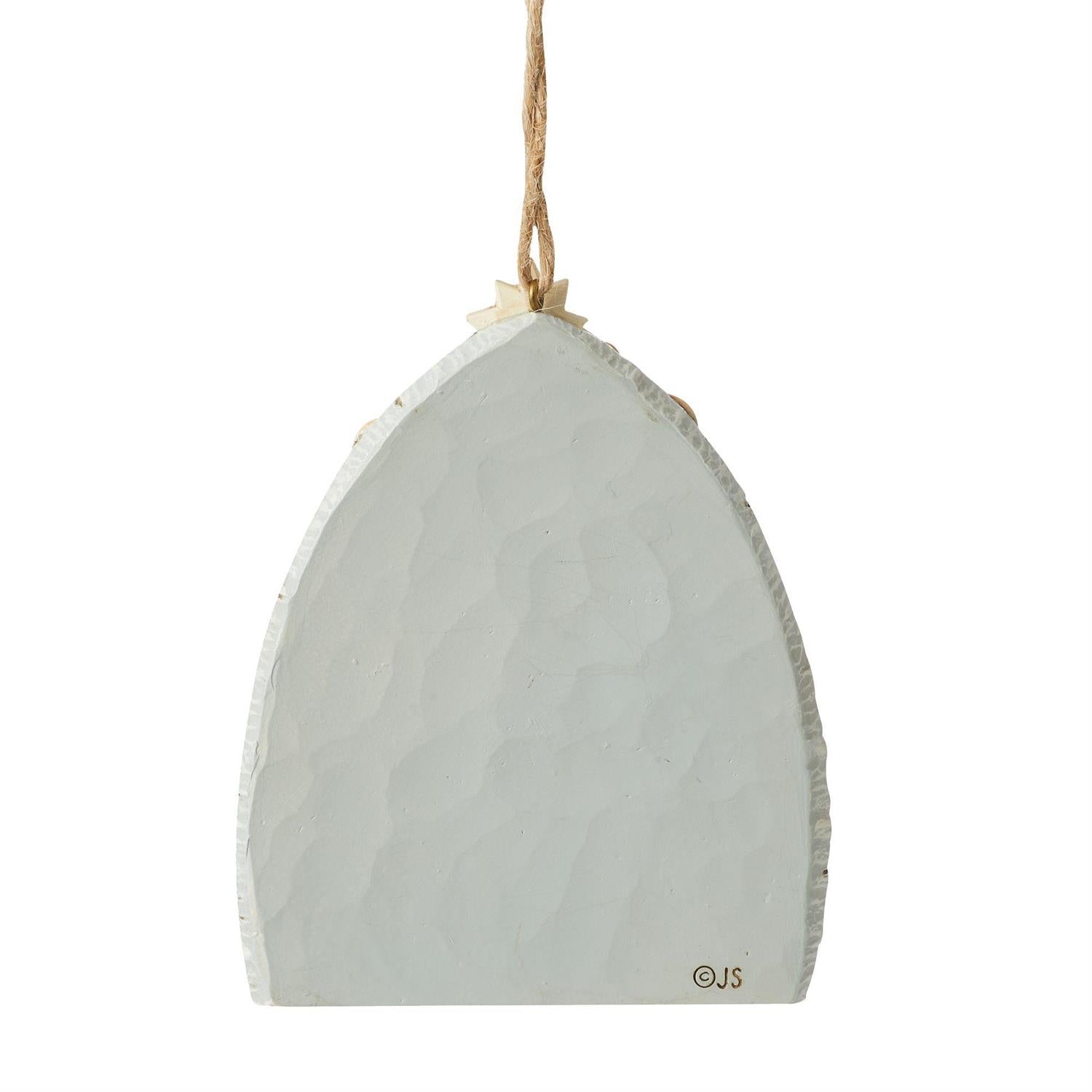 2023 Dated - White Woodland Nativity Ornament  - Country N More Gifts