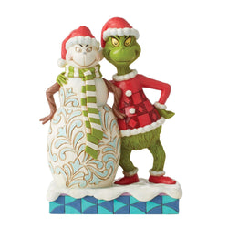 Grinch with Grinchy Snowman  - Country N More Gifts