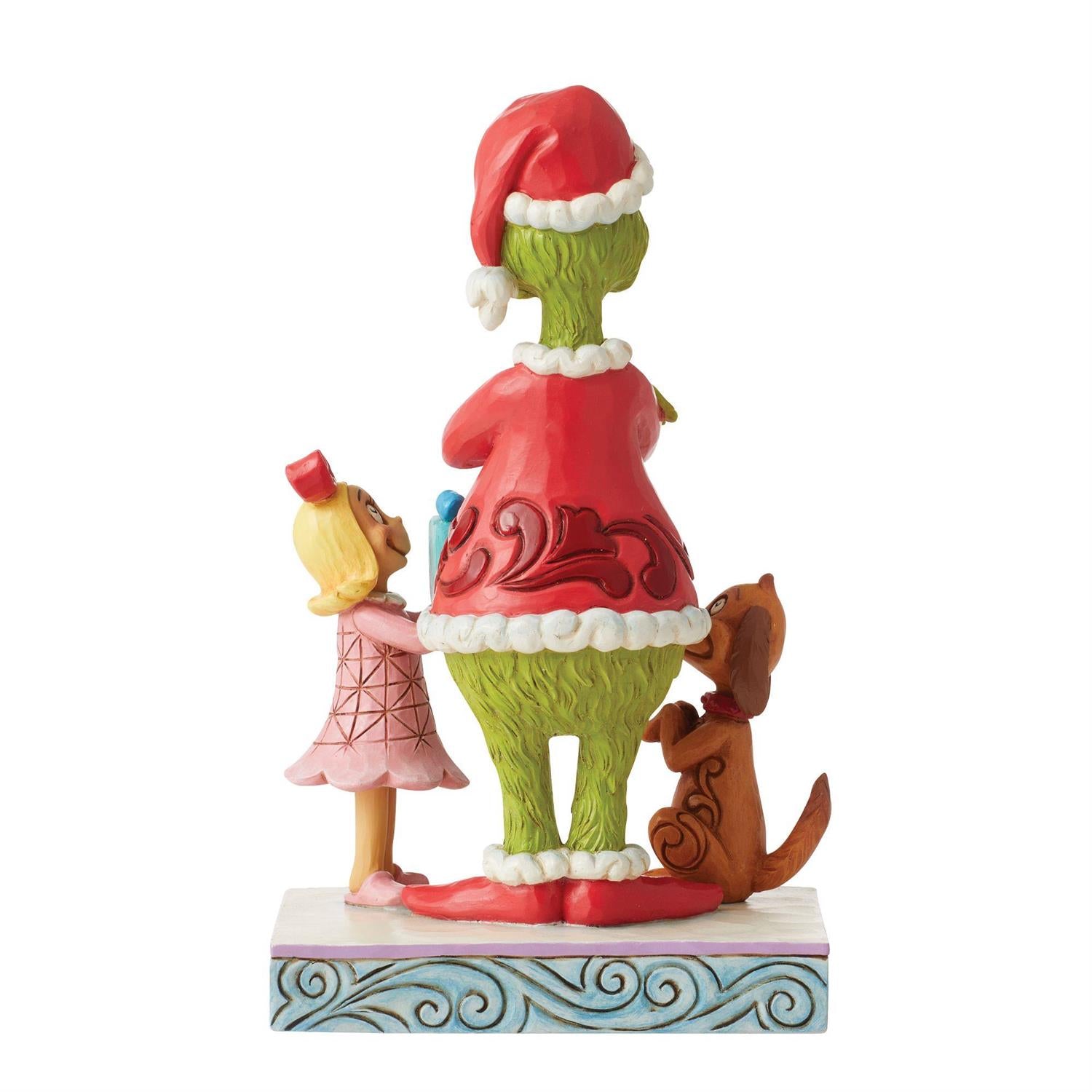 Max & Cindy Giving Gift to Grinch  - Country N More Gifts