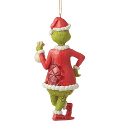 Grinch with Bag of Coal Ornament  - Country N More Gifts