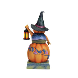 FBA - From Dusk till Dawn - Stacked Pumpkin Witch - Country N More Gifts