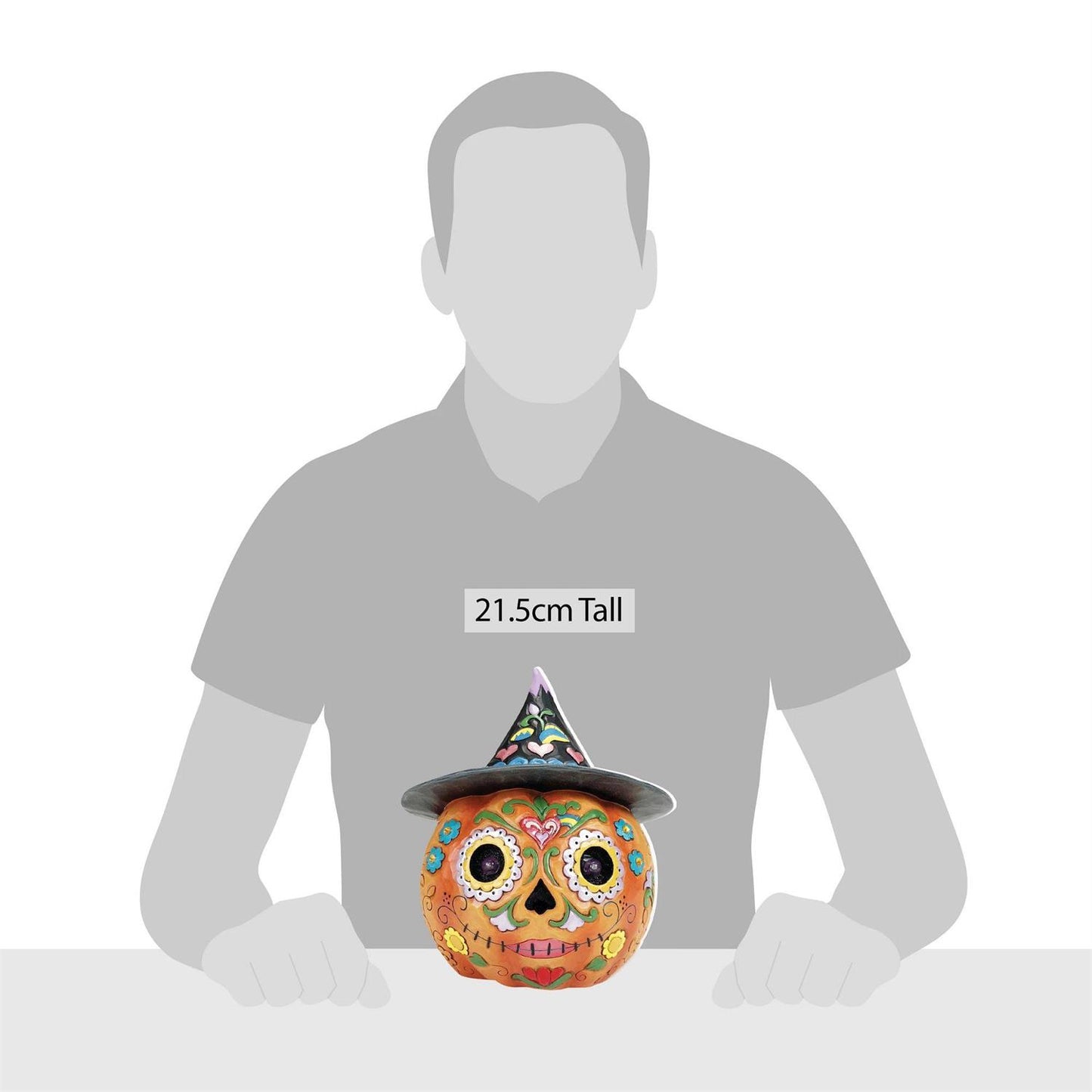 All Hallows Harvest - Day of the Dead Jack'O Lantern  - Country N More Gifts