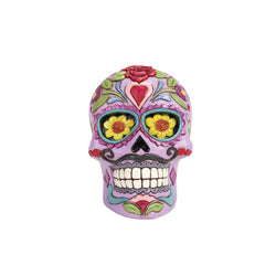 Colorful Calavera - Day of the Dead Purple Skull  - Country N More Gifts