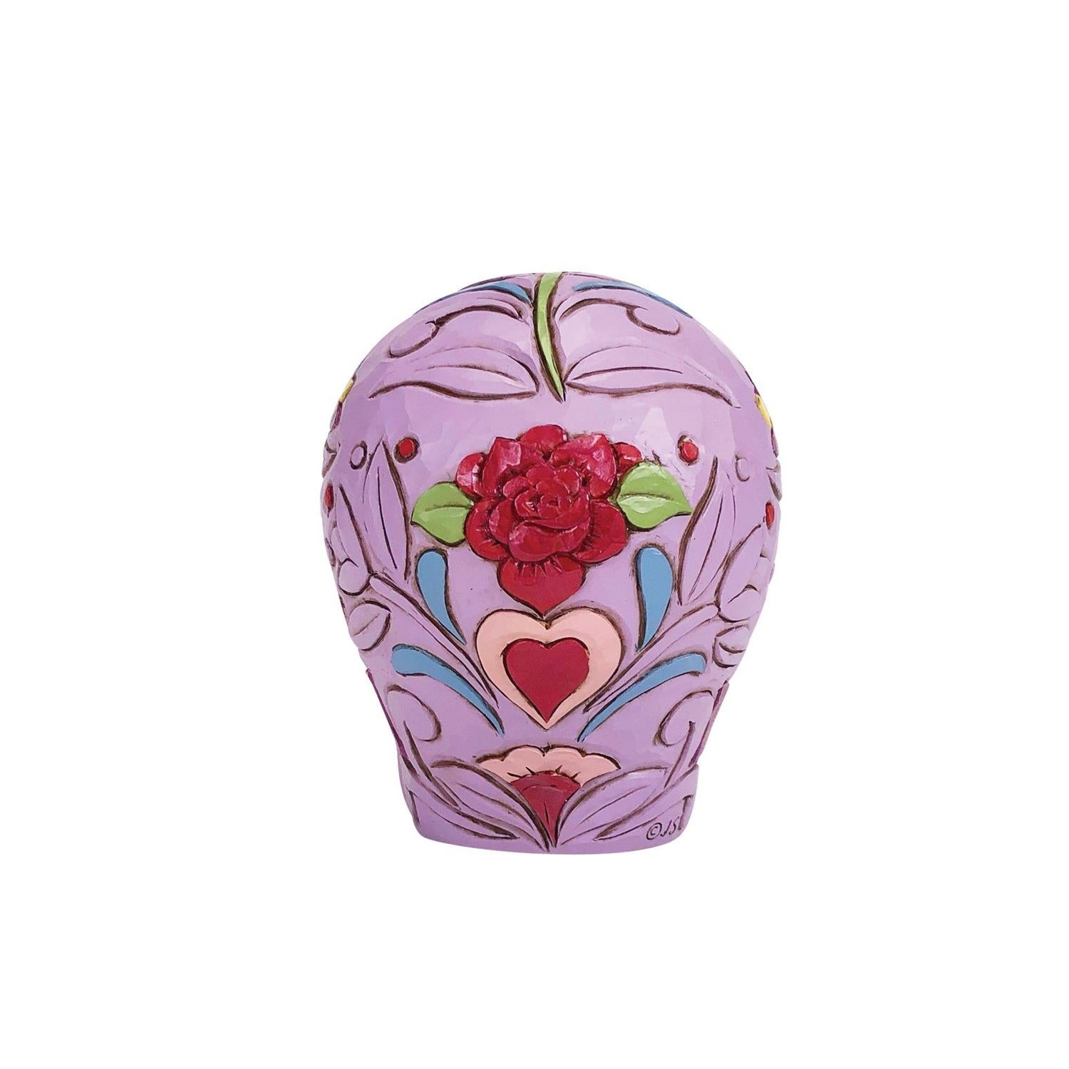 Colorful Calavera - Day of the Dead Purple Skull  - Country N More Gifts