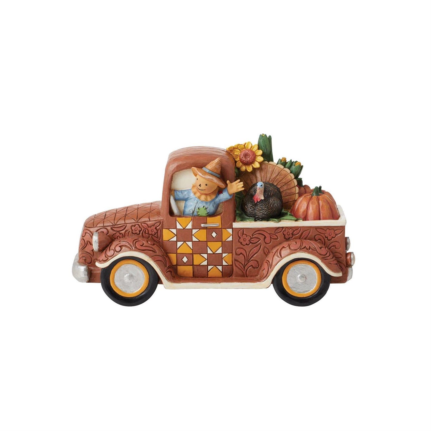 NO BOX - Countryside Cruising - Harvest Pickup Truck Figurine - Country N More Gifts
