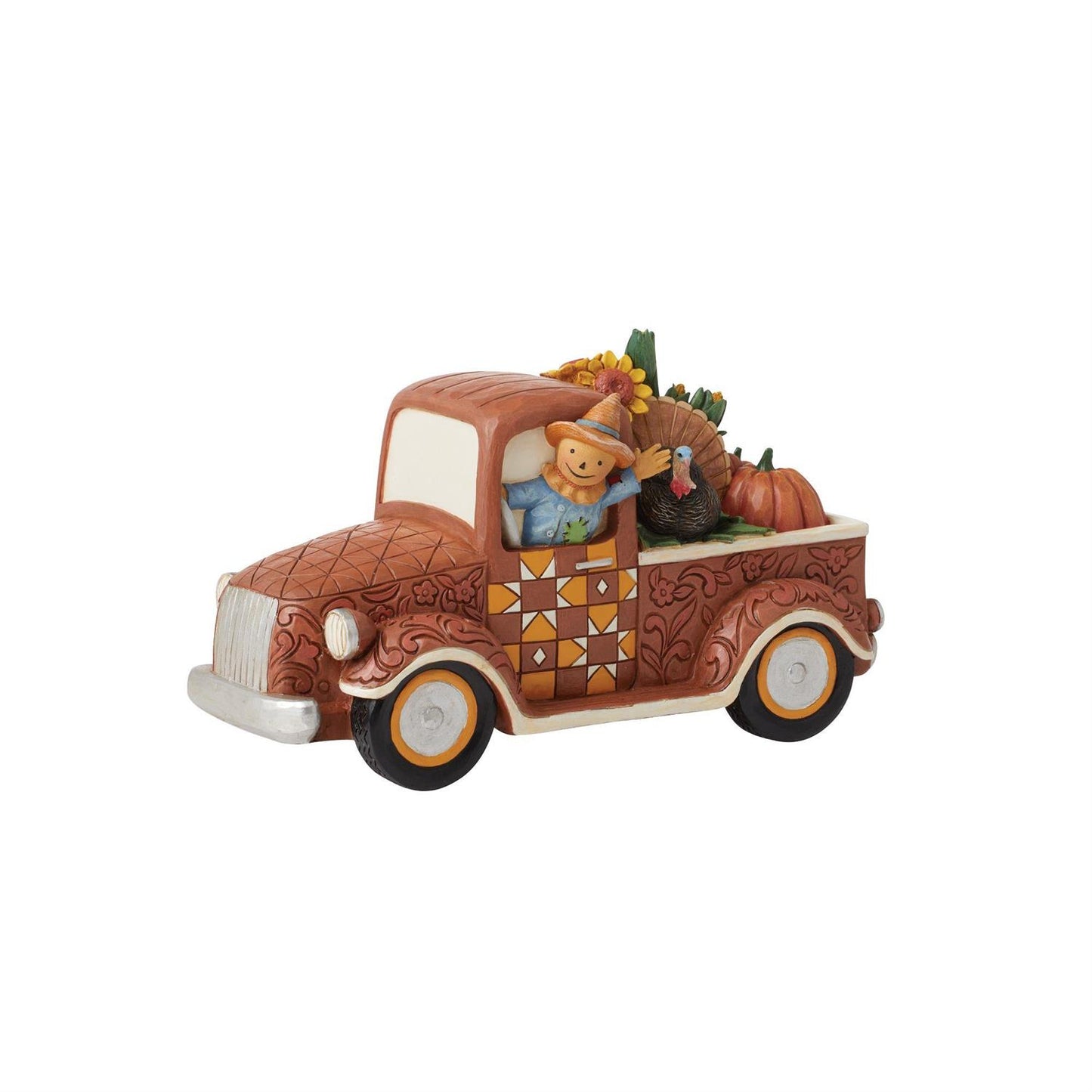 NO BOX - Countryside Cruising - Harvest Pickup Truck Figurine - Country N More Gifts