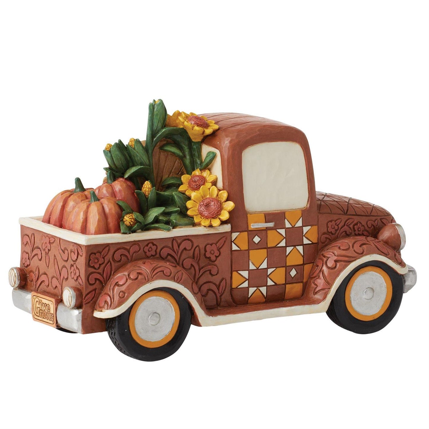 NO BOX - Countryside Cruising - Harvest Pickup Truck Figurine - Country N More Gifts