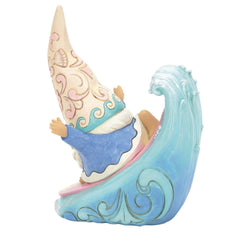 Surf Like There's Gnome Tomorrow - Coastal Gnome Surfing Figurine  - Country N More Gifts