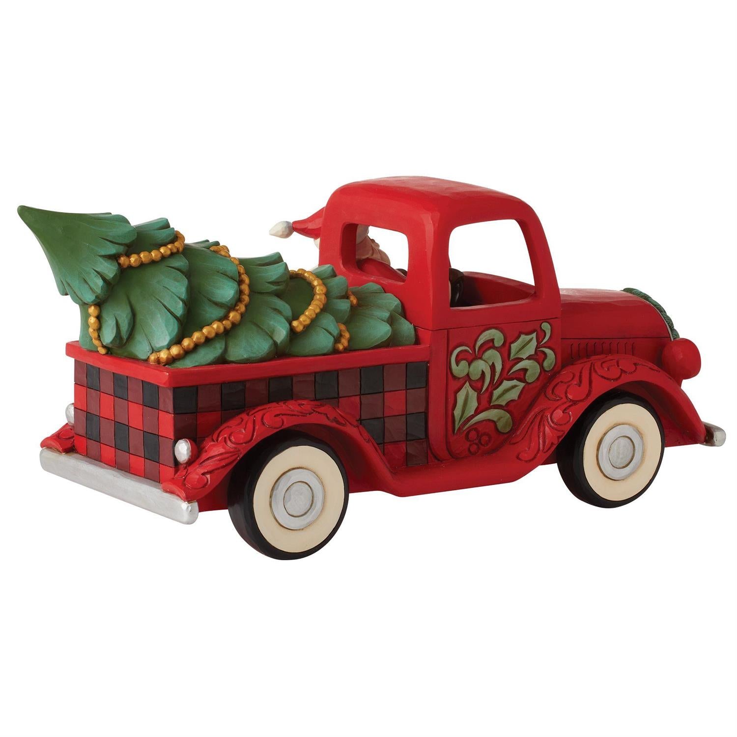 All Roads Lead Home for the Holidays - Santa in Truck  - Country N More Gifts