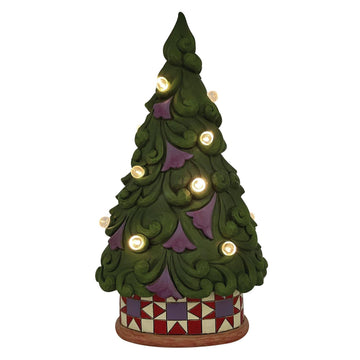 All Spruced Up - LED Tree Star Pattern Base  - Country N More Gifts