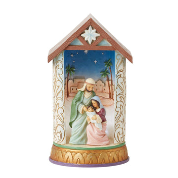 Hallelujah - Holy Family Lighted Diorama  - Country N More Gifts