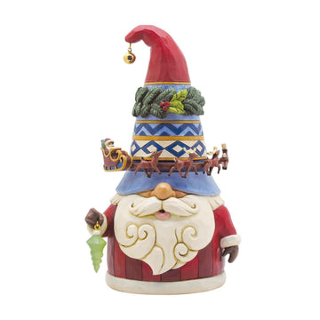 Merriment Full Circle - Gnome Rotating Sleigh Around  - Country N More Gifts