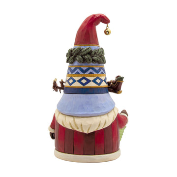 Merriment Full Circle - Gnome Rotating Sleigh Around  - Country N More Gifts