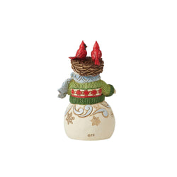 Mini Snowman with Nest on Head  - Country N More Gifts
