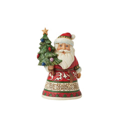 Mini Santa Holding Tree  - Country N More Gifts