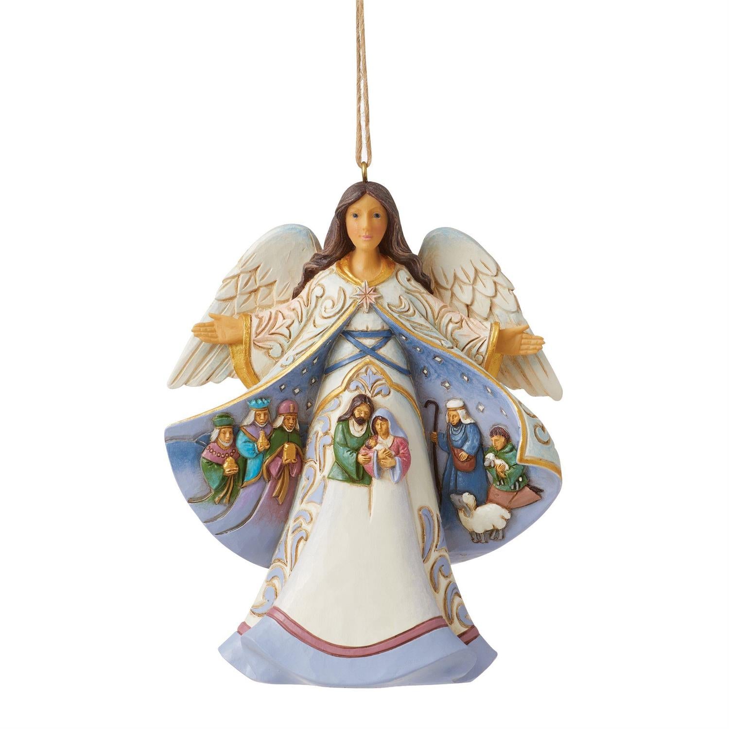 Angel Nativity Scene Coat Ornament  - Country N More Gifts