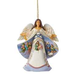 Angel Nativity Scene Coat Ornament  - Country N More Gifts