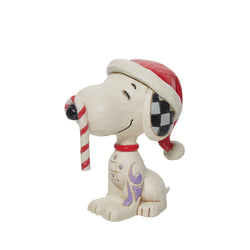Snoopy Glitter Candy Cane Mini  - Country N More Gifts