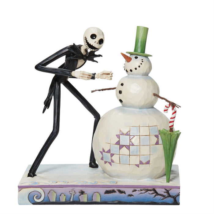 A Snowy Discovery - Nightmare Before Christmas Jack with Snowman