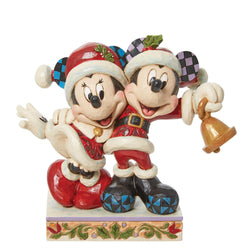Jingle Bell - Mickey & Minnie Santas - NO BOX - Country N More Gifts