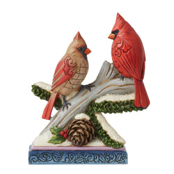 Peace, Love, and Harmony - Cardinals on Snowy Branch  - Country N More Gifts