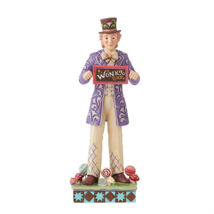Willy Wonka with Rotating Chocolate Bar