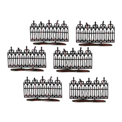 FBA - Spooky Wrought Iron Fence - Set of 6 - Country N More Gifts