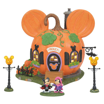 Mickey's Pumpkintown House Value SET  - Country N More Gifts