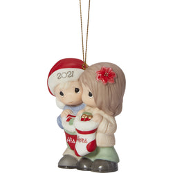 Our First Christmas Together 2021 Dated Couple Ornament  - Country N More Gifts