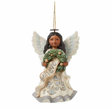 AA Woodland Believe Angel Ornament  - Country N More Gifts