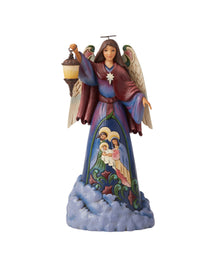 He Is The Light Of The World - Nativity Angel Holding Lantern